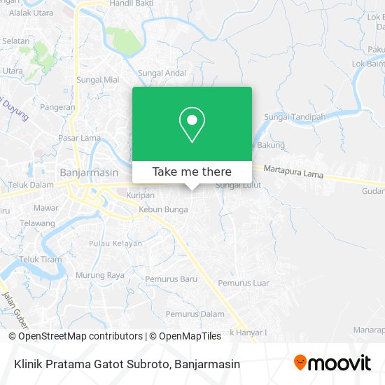 Klinik Pratama Gatot Subroto map