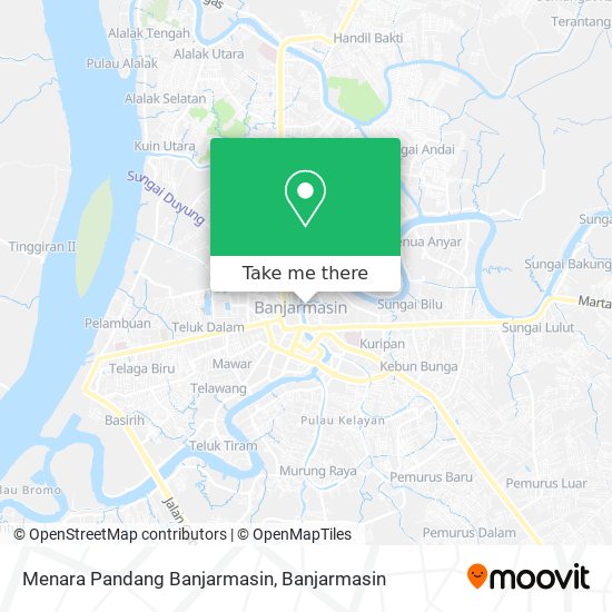 Menara Pandang Banjarmasin map