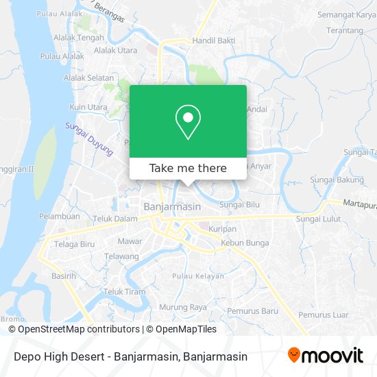 Depo High Desert - Banjarmasin map