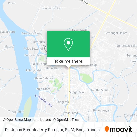 Dr. Junus Fredrik Jerry Rumajar, Sp.M map