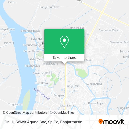 Dr. Hj. Wiwit Agung Snc, Sp.Pd map