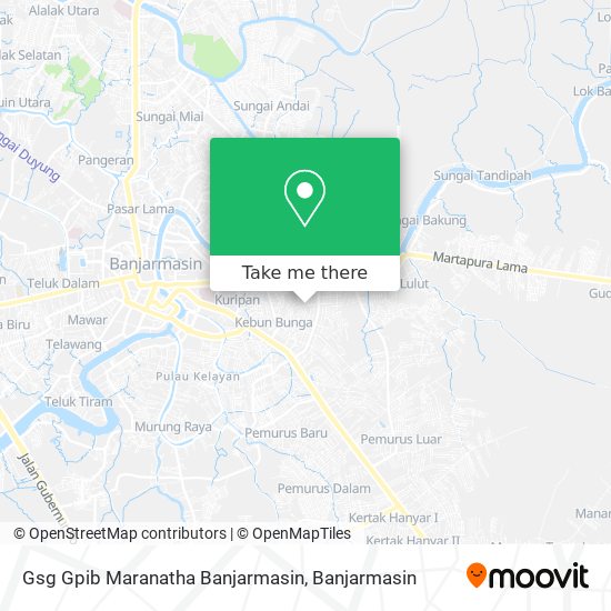 Gsg Gpib Maranatha Banjarmasin map