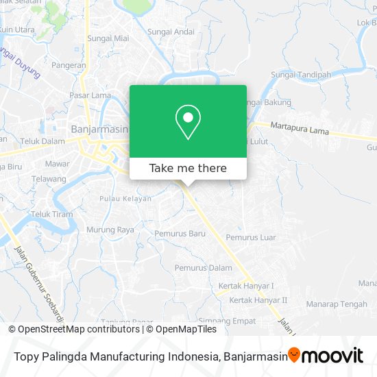 Topy Palingda Manufacturing Indonesia map