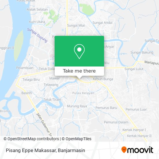 Pisang Eppe Makassar map
