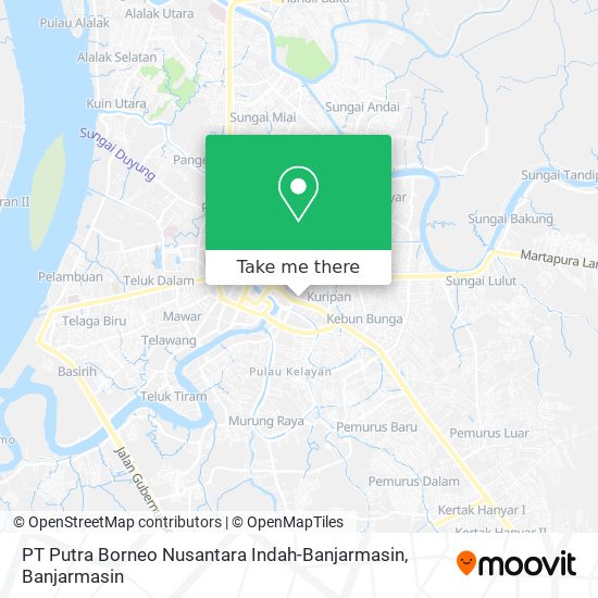 PT Putra Borneo Nusantara Indah-Banjarmasin map