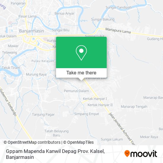 Gppam Mapenda Kanwil Depag Prov. Kalsel map