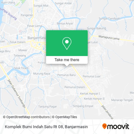 Komplek Bumi Indah Satu Rt 08 map
