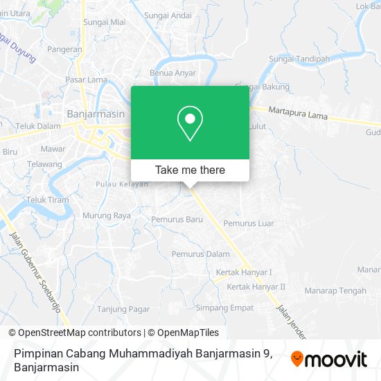 Pimpinan Cabang Muhammadiyah Banjarmasin 9 map