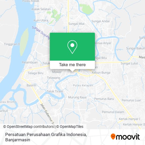 Persatuan Perusahaan Grafika Indonesia map