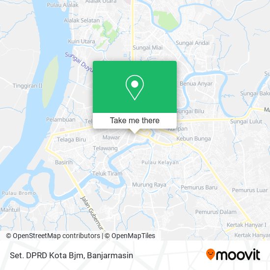 Set. DPRD Kota Bjm map