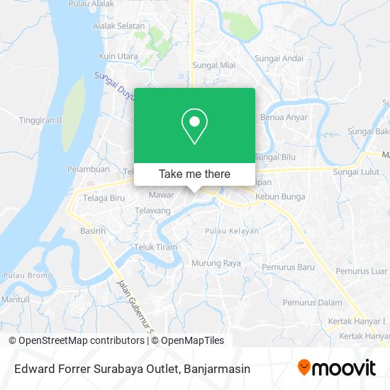 Edward Forrer Surabaya Outlet map