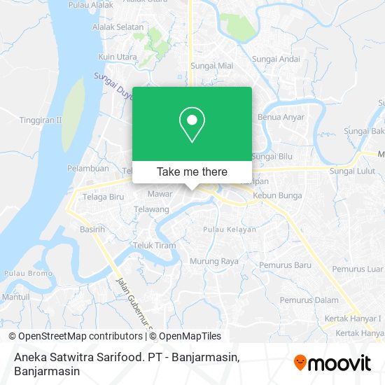 Aneka Satwitra Sarifood. PT - Banjarmasin map