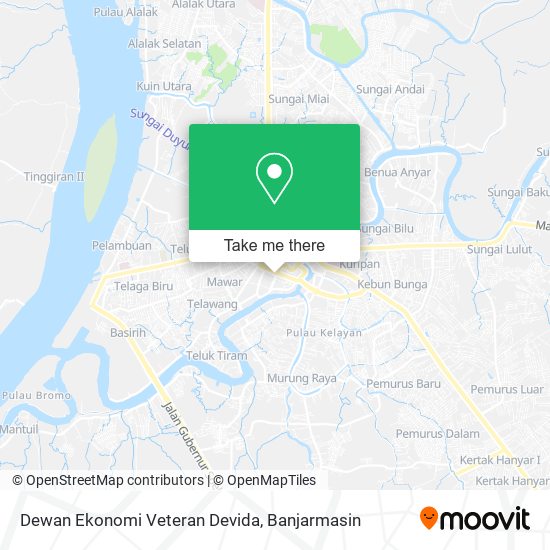 Dewan Ekonomi Veteran Devida map