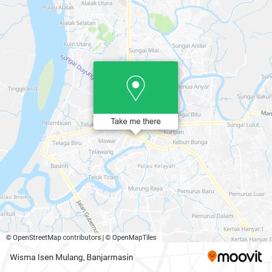 Wisma Isen Mulang map