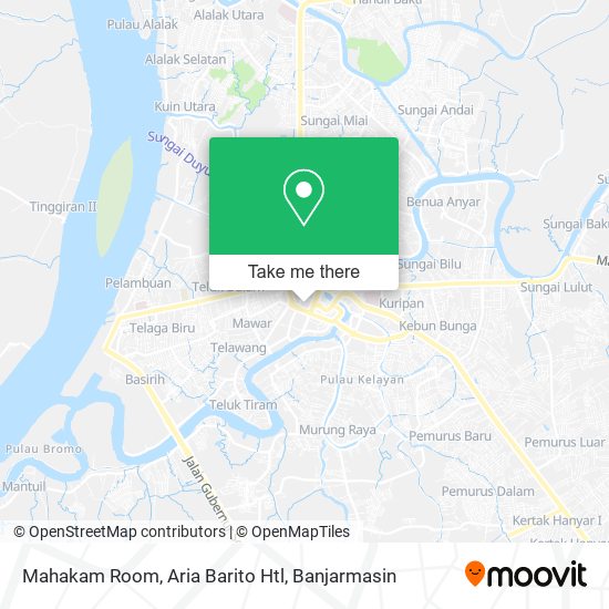 Mahakam Room, Aria Barito Htl map