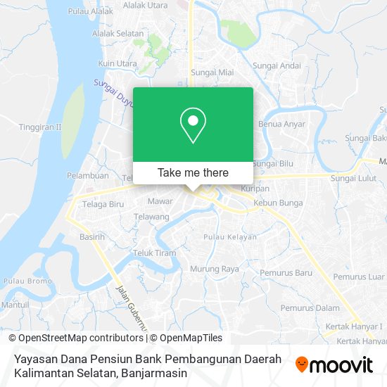 Yayasan Dana Pensiun Bank Pembangunan Daerah Kalimantan Selatan map