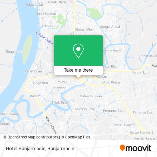 Hotel Banjarmasin map