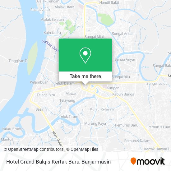 Hotel Grand Balqis Kertak Baru map