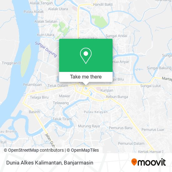 Dunia Alkes Kalimantan map