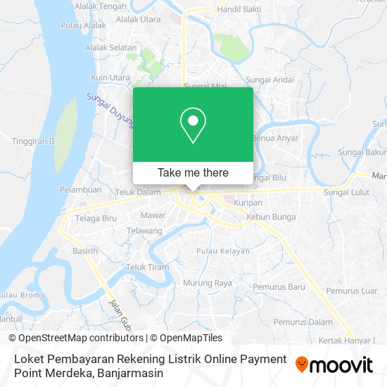 Loket Pembayaran Rekening Listrik Online Payment Point Merdeka map