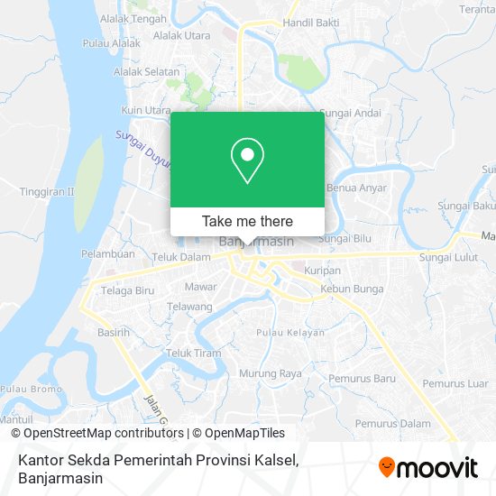 Kantor Sekda Pemerintah Provinsi Kalsel map