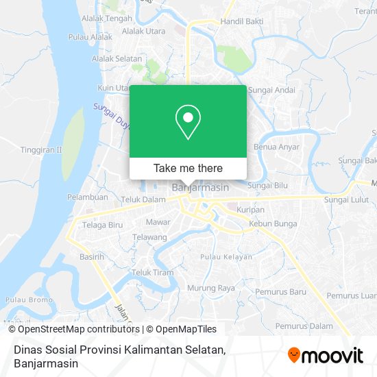 Dinas Sosial Provinsi Kalimantan Selatan map
