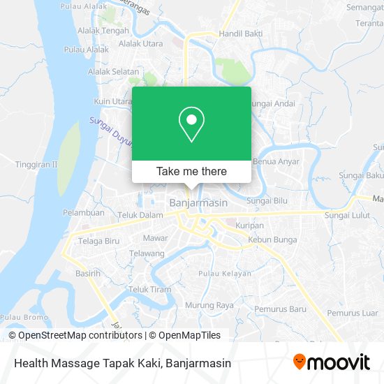 Health Massage Tapak Kaki map