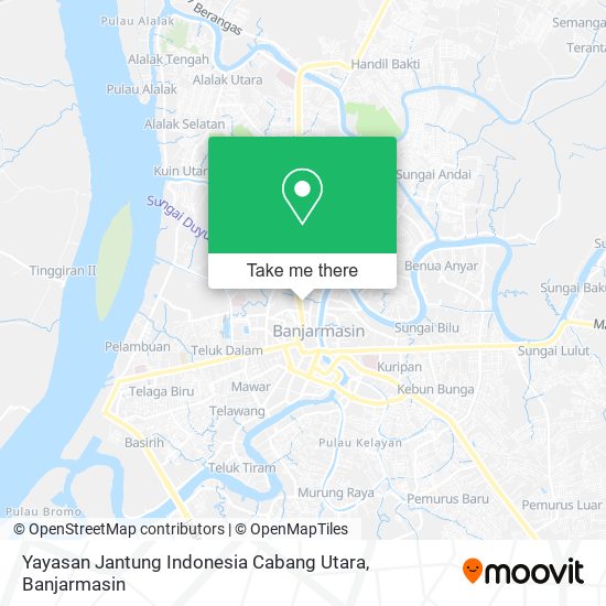 Yayasan Jantung Indonesia Cabang Utara map