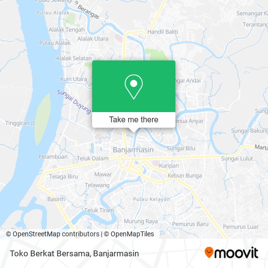 Toko Berkat Bersama map