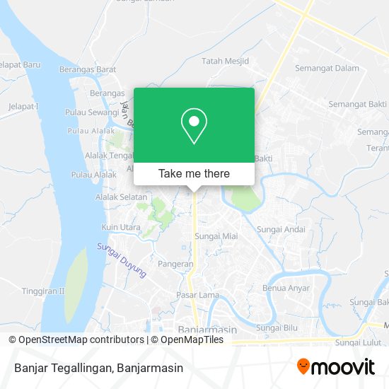 Banjar Tegallingan map