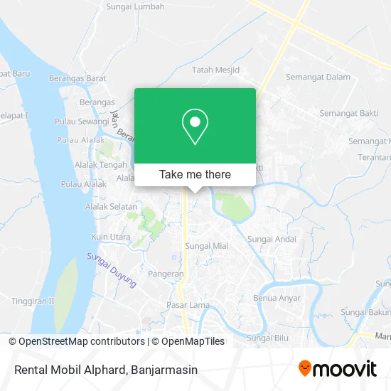 Rental Mobil Alphard map
