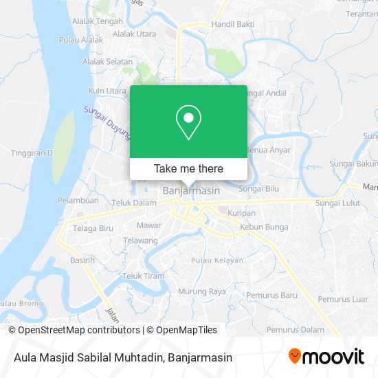 Aula Masjid Sabilal Muhtadin map