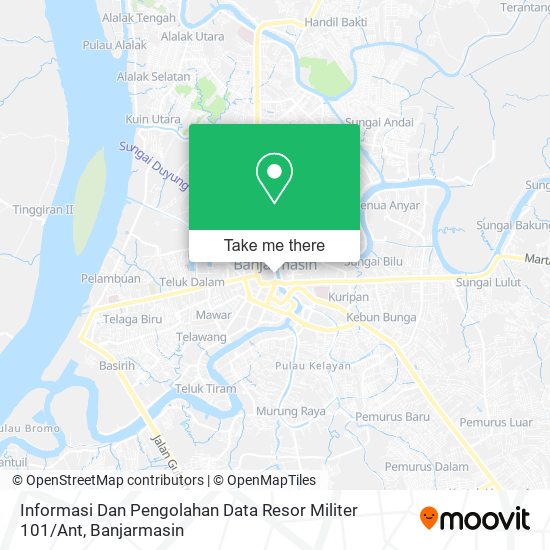 Informasi Dan Pengolahan Data Resor Militer 101 / Ant map