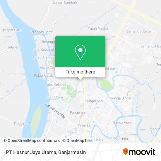 PT Hasnur Jaya Utama map