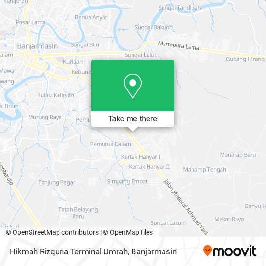 Hikmah Rizquna Terminal Umrah map