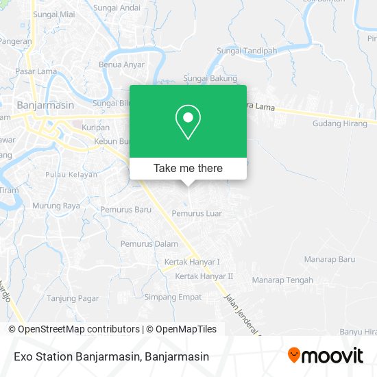 Exo Station Banjarmasin map