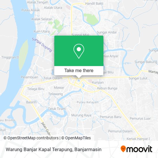 Warung Banjar Kapal Terapung map