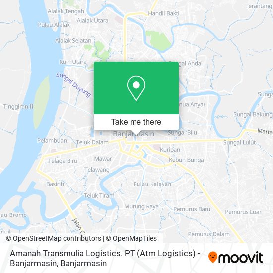 Amanah Transmulia Logistics. PT (Atm Logistics) - Banjarmasin map