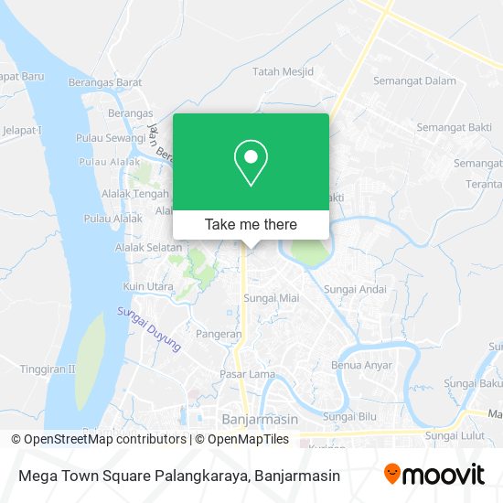 Mega Town Square Palangkaraya map