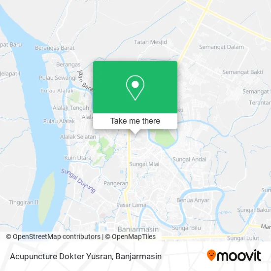 Acupuncture Dokter Yusran map