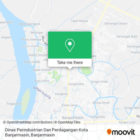 Dinas Perindustrian Dan Perdagangan Kota Banjarmasin map