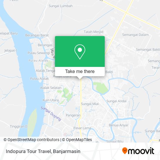 Indopura Tour Travel map