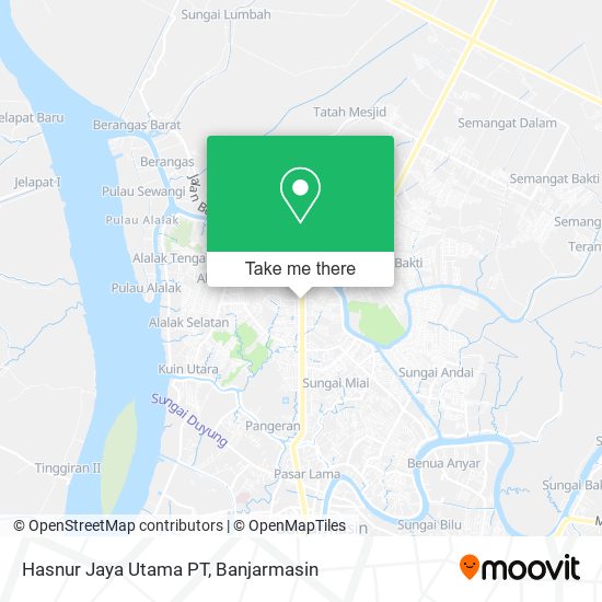 Hasnur Jaya Utama PT map