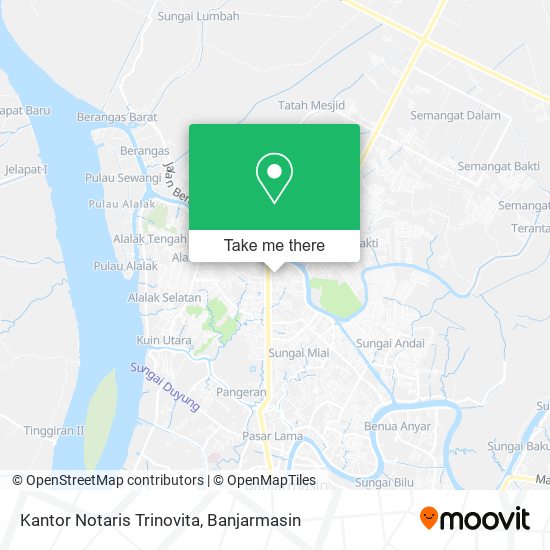 Kantor Notaris Trinovita map