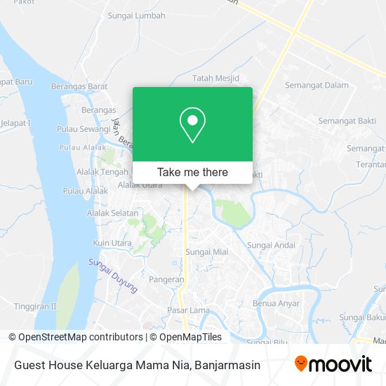 Guest House Keluarga Mama Nia map