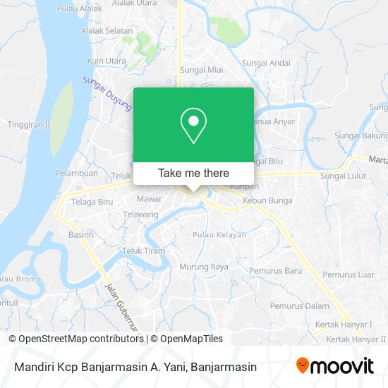 Mandiri Kcp Banjarmasin A. Yani map