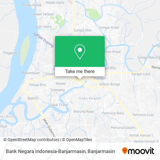 Bank Negara Indonesia-Banjarmasin map