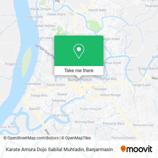 Karate Amura Dojo Sabilal Muhtadin map