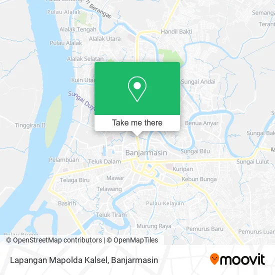 Lapangan Mapolda Kalsel map