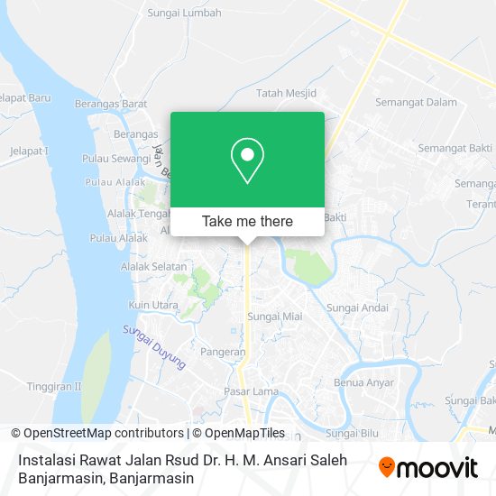 Instalasi Rawat Jalan Rsud Dr. H. M. Ansari Saleh Banjarmasin map